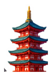Japanese pagoda
